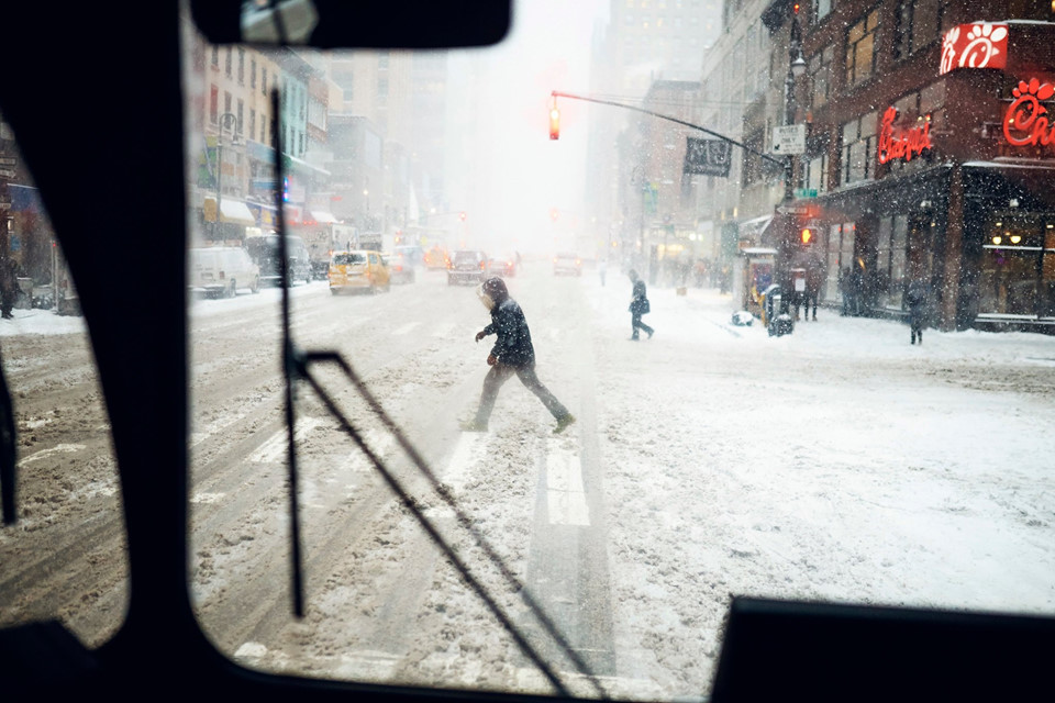 Người New York trong mùa đông lạnh giá kỷ lục